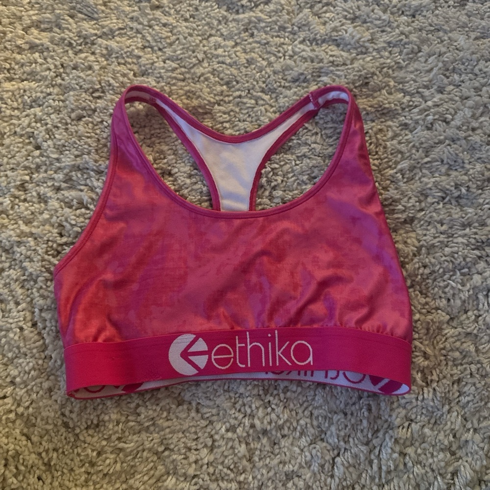 Ethika Women's Vibrant Pink Bikini Top